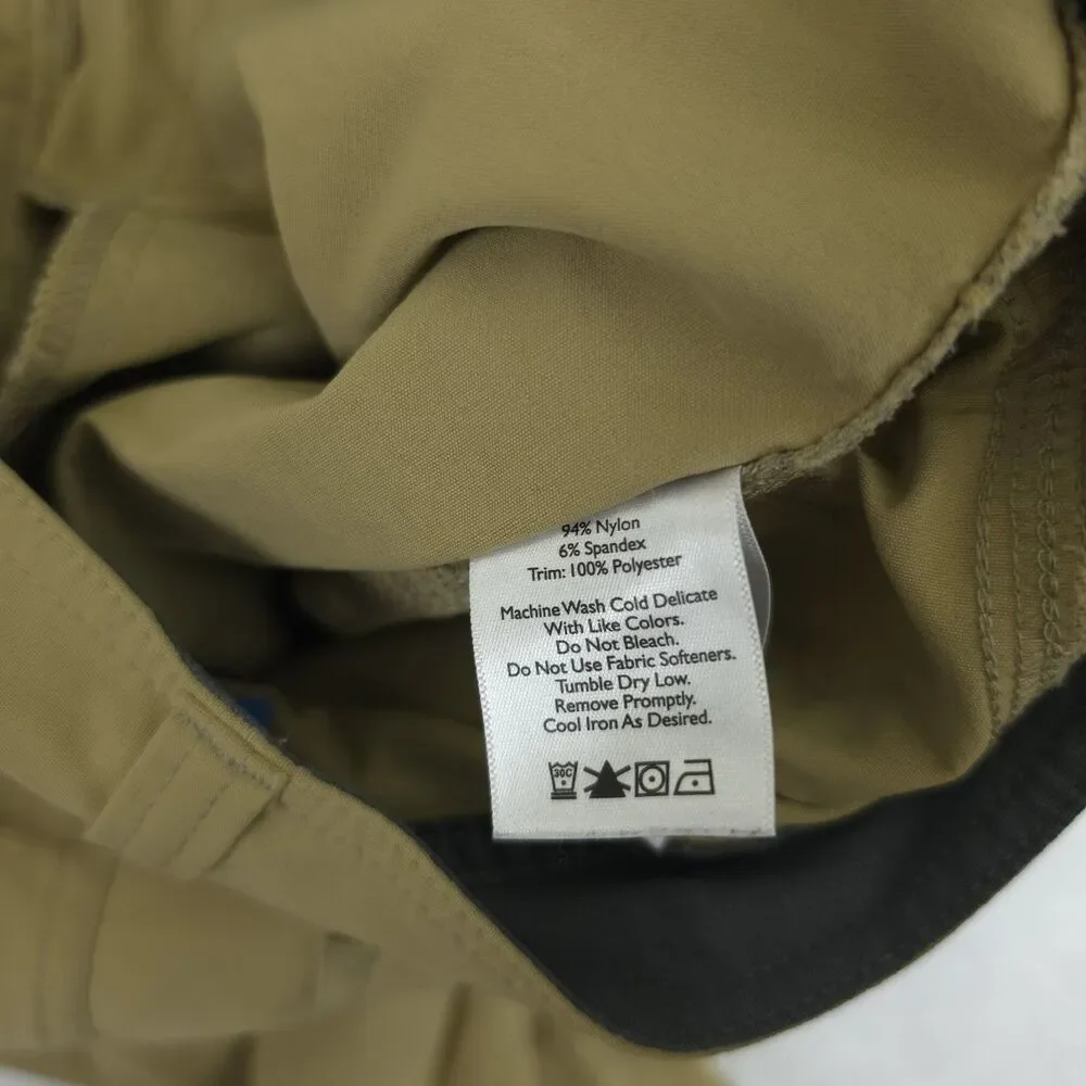 Eddie Bauer First Ascent Guide Pro Pants Mens 32x34 Khaki Tan Hiking Stretch